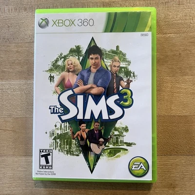 The Sims 3 – Xbox 360 – Complete in Box – Tested & Working - Image 1 of 3