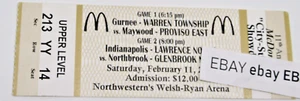 Evanston, IL McDonald's City-Suburban Basketball Showdown 11 febbraio 2006 Stub - Foto 1 di 2