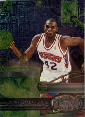 1997 Metal Universe #95 Jerry Stackhouse  - Image 1 of 3