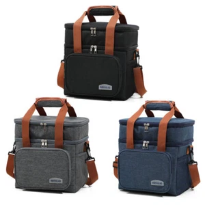 Insulated Lunch Bag Adult Lunch Box for Work School Men Women Kids Leakproof US - Picture 1 of 15