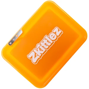 Bandeja enrollable LED brillante Zkittlez (naranja) de Glow Tray - Imagen 1 de 3