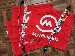 TWO Super Smash Bros. Ultimate RARE Lanyards Nintendo Switch and MyNintendo LOT - Picture 1 of 6