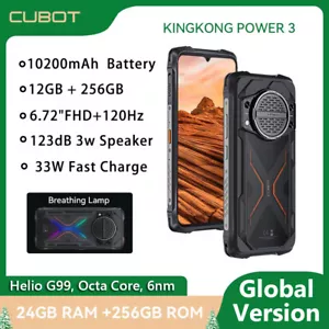 Cubot KingKong Power 3 IP68 Phone 10200mAh 100MP Android 14 NFC 120Hz 24GB+256GB - Picture 1 of 10