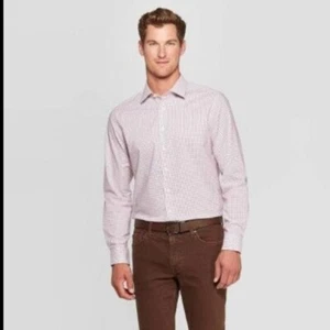 Goodfellow & Co Shirt Slim Fit Stretch Poplin Long Sleeve Button Down Mens 2XL - Picture 1 of 5