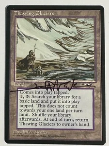 MTG Signed Alliances ALL Thawing Glaciers NM - Picture 1 of 2