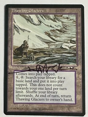 MTG Signed Alliances ALL Thawing Glaciers NM - Image 1 of 2