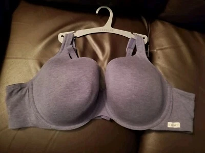 Lane Bryant CACIQUE Cotton Lightly Lined T Shirt Bra BLUE 50C 48B 46A 52D NeW - Image 1 of 2