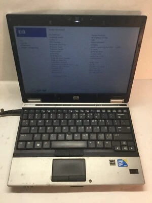 HP EliteBook 2530P 12" Laptop Intel Core 2 Duo -BOOTS TO BIOS -MZ - Image 1 of 4