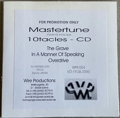 Masterune - Parts From 10tacles (2000), Maxi-CD/Card Sleeve, Sehr gut - Bild 1 von 3