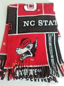 "Bufanda con flecos de lana North Carolina State University" WolfPack 52x10.5" - Imagen 1 de 4