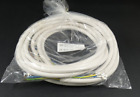 5 Stück EGB Anklemmleitung  weiß 1,5m | H05VV-F Kabelschuhe 5x1,5 | 021305