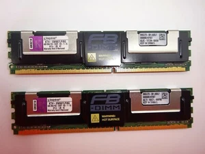 Kingston 8GB (2x4GB) DDR2 KTH-XW667LP/8G K2 PC2-5300F ECC Non-Desktop #R873 - Bild 1 von 1