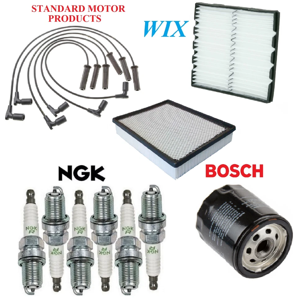 Kit de afinación filtros bujías de cable para GMC SIERRA 1500 V6; 4,3 L 2008-2013 Foto 1 de 1