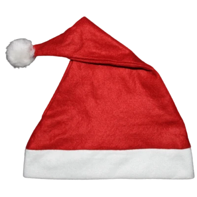 Weihnachtsmütze - Weihnachtsmannmütze - Nikolausmütze rot mit Bommel - Bild 1 von 4