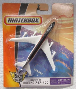 Matchbox Ready for Action BOEING 747-400 MBX FLT 55 Airplane (M) - Picture 1 of 2
