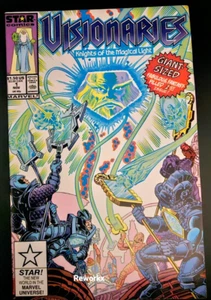 VISIONARIES Marvel/Star Comics No. 1 RAW 1988 Jim Salicrup Mark Bagley - Picture 1 of 5