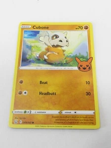 Sello de Halloween Cubone 2022 truco o comercio Pokémon TCG vacaciones 069/163 - Imagen 1 de 2