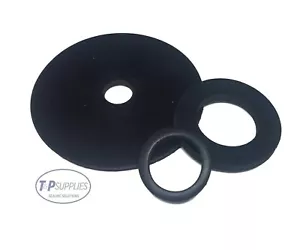 Solid Neoprene Rubber Washers 3mm thick x5 pick your own size upto 60mm dia - Picture 1 of 1