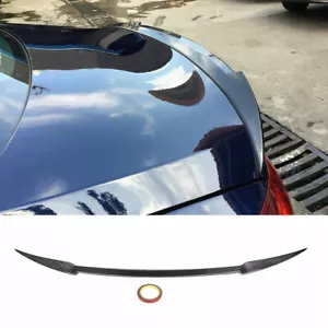 For Maserati Quattroporte Sedan 13-17 Rear Trunk Tail Spoiler Wing Carbon Fiber - Picture 1 of 11
