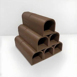 Pleco Cave 1 X ( 3D Printed ) With MATTE PLA - Brown Color - Durable And Tough - Picture 1 of 3