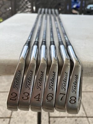 Titleist Men Golf Set Clubs 2, 3, 4, 6, 7, 8 Acushnet Tungsten AC 10 - Image 1 of 4