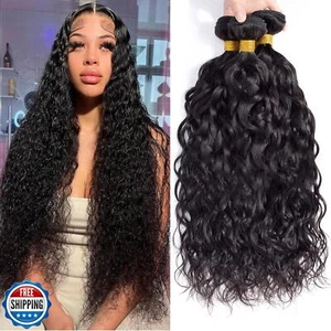 ROYAL IMPRESSION 12A Water Wave 3 Bundles Human Hair 16" 18" 20" 300g 100% Un - Picture 1 of 5