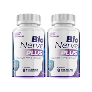 2-Pack BioNerve Plus, Premium Nerve Formula, Bio Nerve Plus (120 Capsules) - Picture 1 of 4