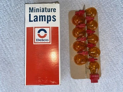 (Lote de 9 bombillas) Delco 3357NA parte de bombilla de señal de giro frontal #1999370 Foto 1 de 3