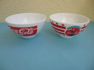 #  2 Coca-Cola Schalen, Always Coca-Cola und Basic, Arcopal, unbenutzt - Bild 1 von 4
