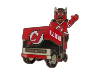 New Jersey NHL Licensed Devils Hockey Mascot Zamboni Pin - NJ DEVIL - Picture 1 of 2