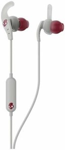 Skullcandy SET Sweat-Resistant Earbuds - GREY/RED - NEW