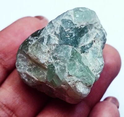 Piedras preciosas sueltas 98,10 quilates 100 % fluorita natural áspera con regalo gratis Foto 1 de 4