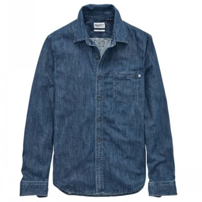 NUEVO CON ETIQUETAS Timberland Para hombres Indian River Camisa Denim Calce Ajustado A1W25 2 Colores Todas las Tallas Foto 1 de 4