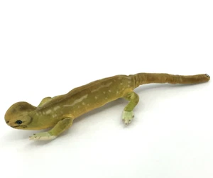 Steiff Lizzy Lizard Velvet 4cm 1.5in ID Button 1959 -61 Salamander 20cm long Vtg - Picture 1 of 12