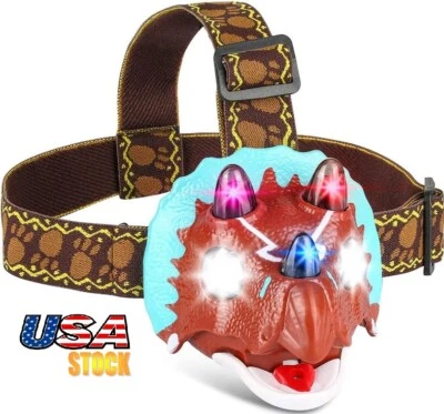 LED Dinosaur Head Lamp for Children - USA SHIP!! - Image 1 of 4