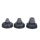 Durable Shipping Hose Connector 1 PC Plastic 1 * 1/2" 3/4" 1" 60 Mm Black