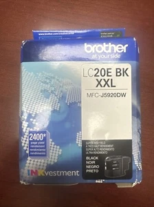 Brother LC20E BK XXL (LC20EBK) Tintenpatrone Schwarz Ablaufdatum: 03/2017 - Bild 1 von 2
