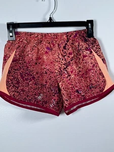 Girls Medium M Nike Shorts Gym Active Running Multi Color Pink - Picture 1 of 5