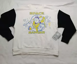 NWT Disney Youth Kids Sz L 10/12 Toy Story Buzz Lightyear Pullover Sweatshirt - Picture 1 of 8