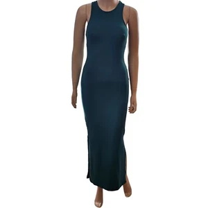 Heart & Hips Women's Maxi Sleeveless Slit hem Dress - Picture 1 of 13