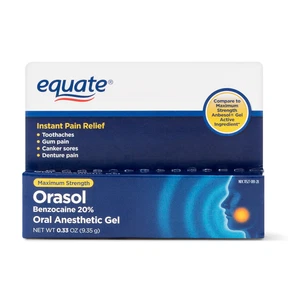 Equate Orasol Oral Anesthetic Gel, 0.33 oz - Picture 1 of 7
