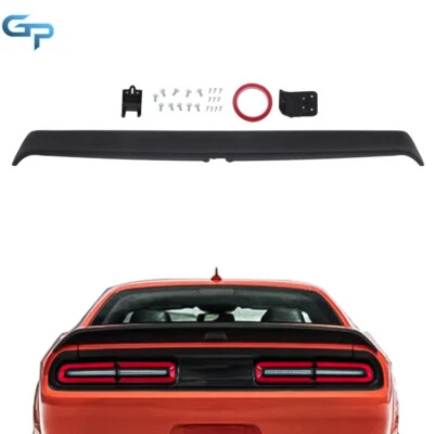 New For Dodge Challenger 2015-2024 Hellcat Redeye Style Matte Trunk Spoiler Wing Foto 1 de 4