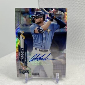 2020 Topps Chrome Update Target Prism Refractor /125 Austin Meadows #USA-AM Auto - Bild 1 von 6