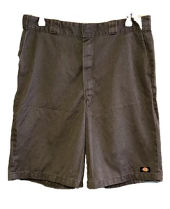 Dickies Loose Fit Gray Cell Phone Pocket Chino Work Shorts Mens 36 - Picture 1 of 3