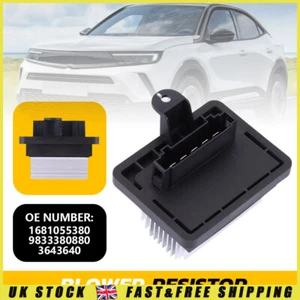 FOR Vauxhall Crossland X Heater Fan Blower Speed Resistor 1681055380,9833380880 - Picture 1 of 11