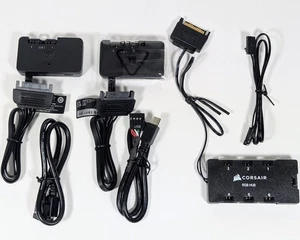 Corsair Lighting Node PRO and TWO Lightning Node CORE Hubs RGB - FREE SHIP! - Afbeelding 1 van 2