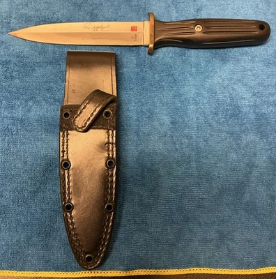 Al Mar Applegate-Fairbairn w/leather sheath4002 dagger PP086/200  #cooper  - Image 1 of 4