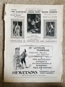 Rare And Original The Illustrates London News 1902, No. 3296, Vol. cxx - Picture 1 of 19