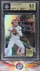 2014 Flair Showcase 60 Derek Carr R2 Rookie BGS 9.5 - Picture 1 of 2
