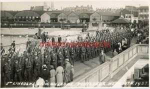 ECHTFOTO POSTKARTE 2. LINCOLNS CIVIC WELCOME, PORTLAND & WEYMOUTH 1937, DORSET - Bild 1 von 2